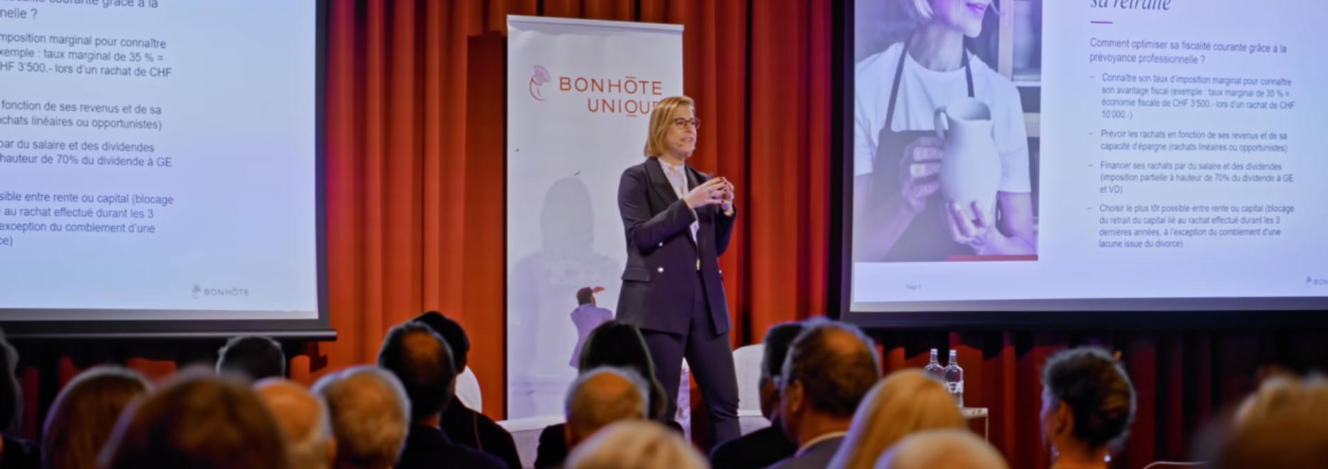 L'entrepreneur au cœur du Forum Bonhôte