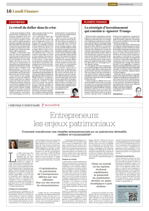 Article Le Temps 30 mars