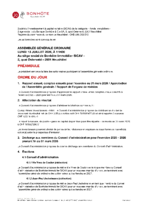 Téléchargez l'ordre du jour au format PDF