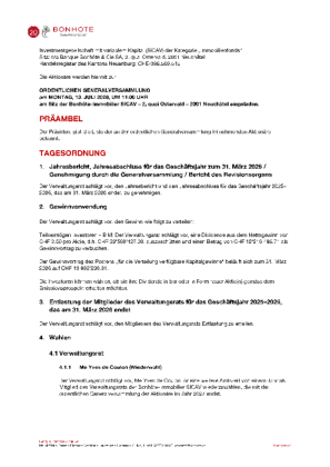 Tagesordnung im PDF-Format herunterladen