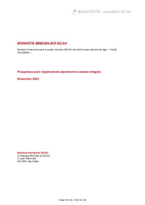 Fund prospectus (FR)