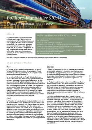 Basic information sheet (FR)