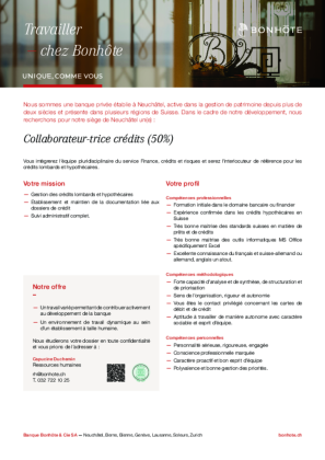 Collaborateur-trice crédits (50%) Collaborateur-trice crédits (50%)
